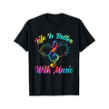 Unique Music Lover'S Life Is Better Music Notes Symbol Tie Dye Musician Made USA T-Shirts