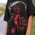 Devilman Crybaby Anime Akira Fudo Manga Shirt 100% Cotton Black Shirt All Size T-Shirts