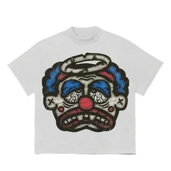 Vintage No Halo Print Cotton T-Shirts