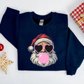 Santa Bubble Gum Shirt Funny Santa Fabric T-Shirts