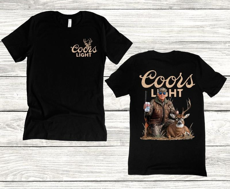[Up 5XL] Hunting Trump Beer T-Shirts