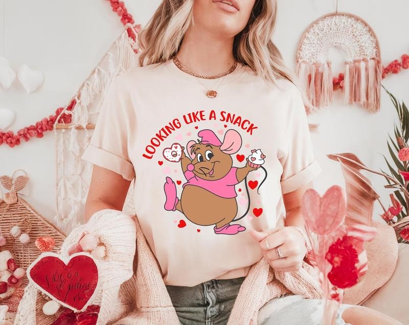 [Up 5XL] Looking Like Snack Gus Gus Shirt Cinderella Gus Gus Love Lands Valentine Trip Shirt T-Shirts