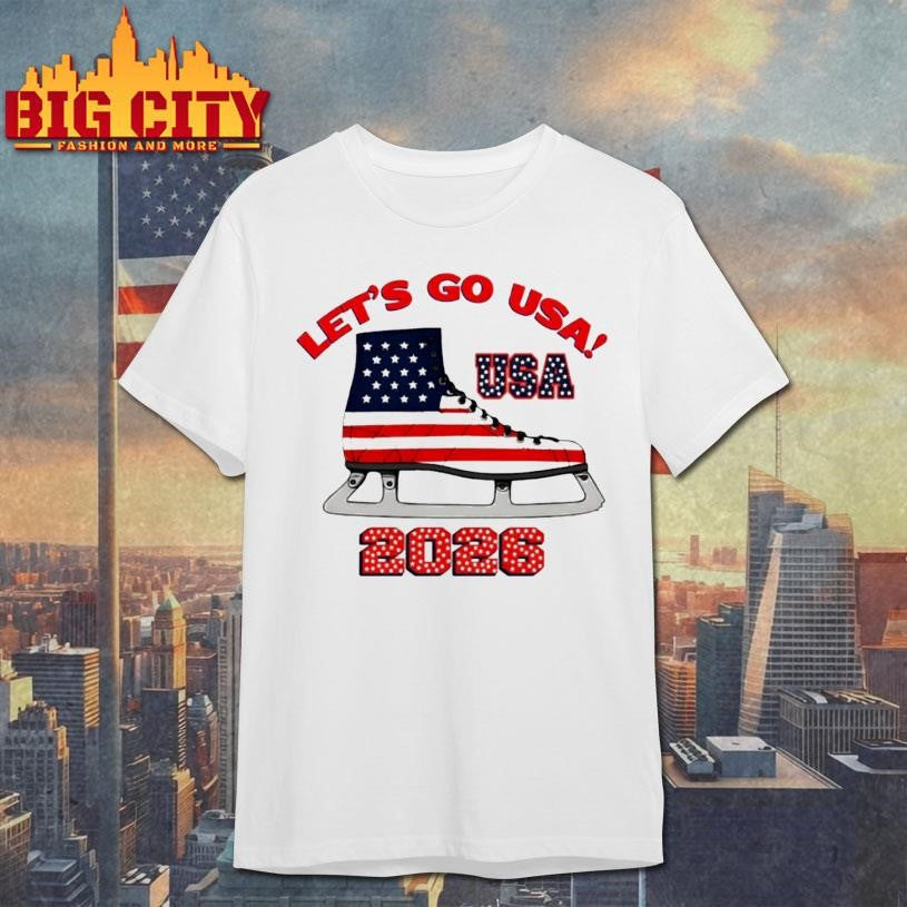 Usa Ice Skating 2026 Winter Olympics Vintage Shirt