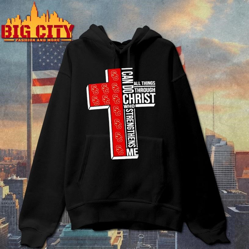 Usc Trojans Ncaa I Can Do All Things Through Christ Who Strengthens Me Christian Shirt