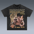 VINTAGE BRUCE LEE Trending Movie Vintage 90s Movie Fans Him Her Urbanwear Shirt Casual Fabric T-Shirts