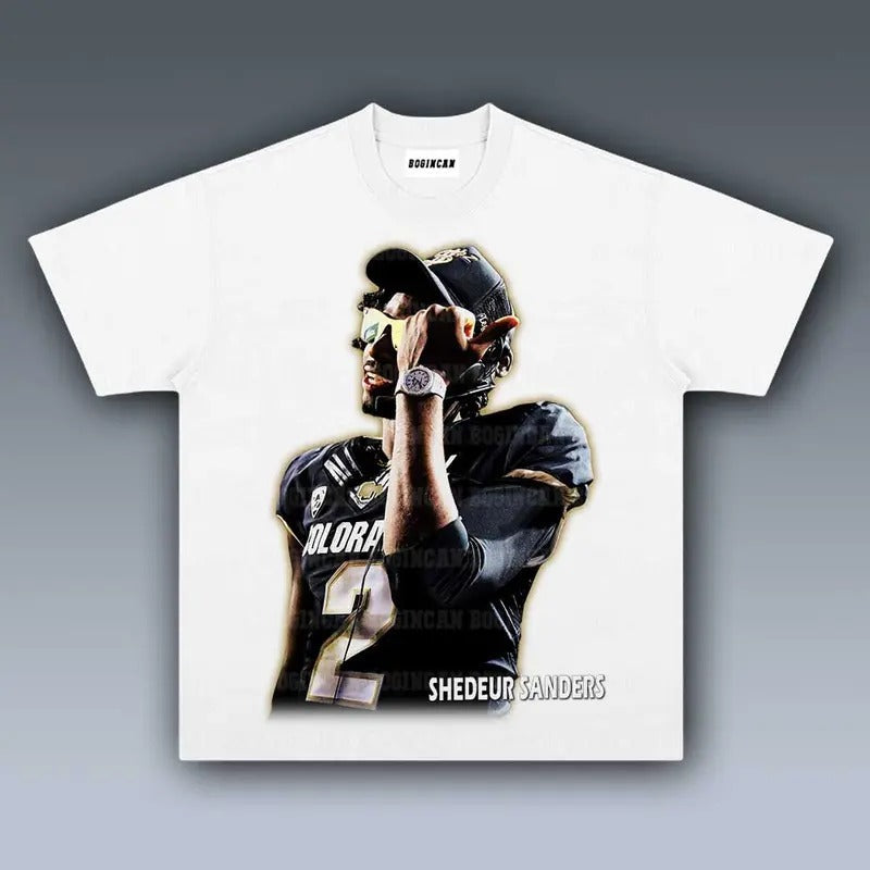 VINTAGE SHEDEUR SANDERS 12.25 Soft Comfortable Shirt T-Shirts