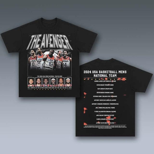 VINTAGE USA BASKETBALL TEAM AVENGER 6.21 1 T-Shirts
