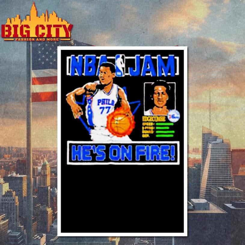 VJ Edgecombe Philadelphia 76ers NBA Jam Shirt
