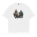 Vagabond " Match Master" Heavyweight Vintage 100% Cotton Anime Menswear Top Crew Necks Casual Streetwear White Tropical Operator T-Shirts