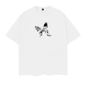 Vagabond "Butterfly Dream" Heavyweight Vintage 100% Cotton Anime Menswear Top Crew Necks Casual Streetwear Baggy Tropical T-Shirts