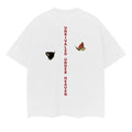 Vagabond "Metamorphosis" Heavyweight Vintage 100% Cotton Anime Menswear Top Crew Necks Casual Streetwear White Tropical T-Shirts
