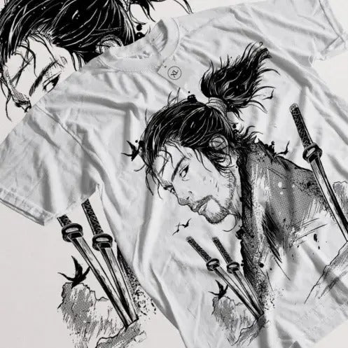 Vagabond Musashi Miyamoto Matahachi Honiden Anime Manga Shirt All Size T-Shirts