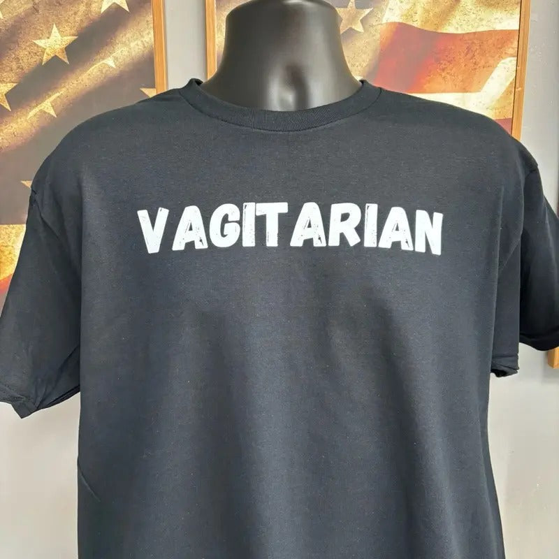 Vagitarian 100% Cotton . Menswear Soft Top T-Shirts