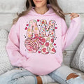 Valentine Amor Coquette Bow Funny Mexican Bread Lover Concha Pan Dulce Shirt T-Shirts