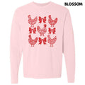 Valentine Chickens Long Sleeve Comfort Colors T-Shirts