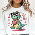 T Rex Shirt Dino Love Png T Rex Valentine Png Valentine Dino Png Dinosaur Love Png Sweet T Rex Png Romantic Dinosaur Png T-Shirts