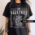 Valkyrie Shirt NestaAcotar Cassian SJM Booktok Lady Death ACOSF Throne Glass T-Shirts