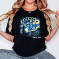 Van Gogh Total Solar Eclipse 2024 Shirt Celestial Shirt April 8th 2024 Shirt Eclipse Event 2024 Shirt Stargazer Astronomy Lover T-Shirts