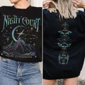 Velaris Night Court Acotar Shirt Velaris Night Court Court Dreams Shirt Inner Circle Acotar SJM Bookish EKR4B T-Shirts