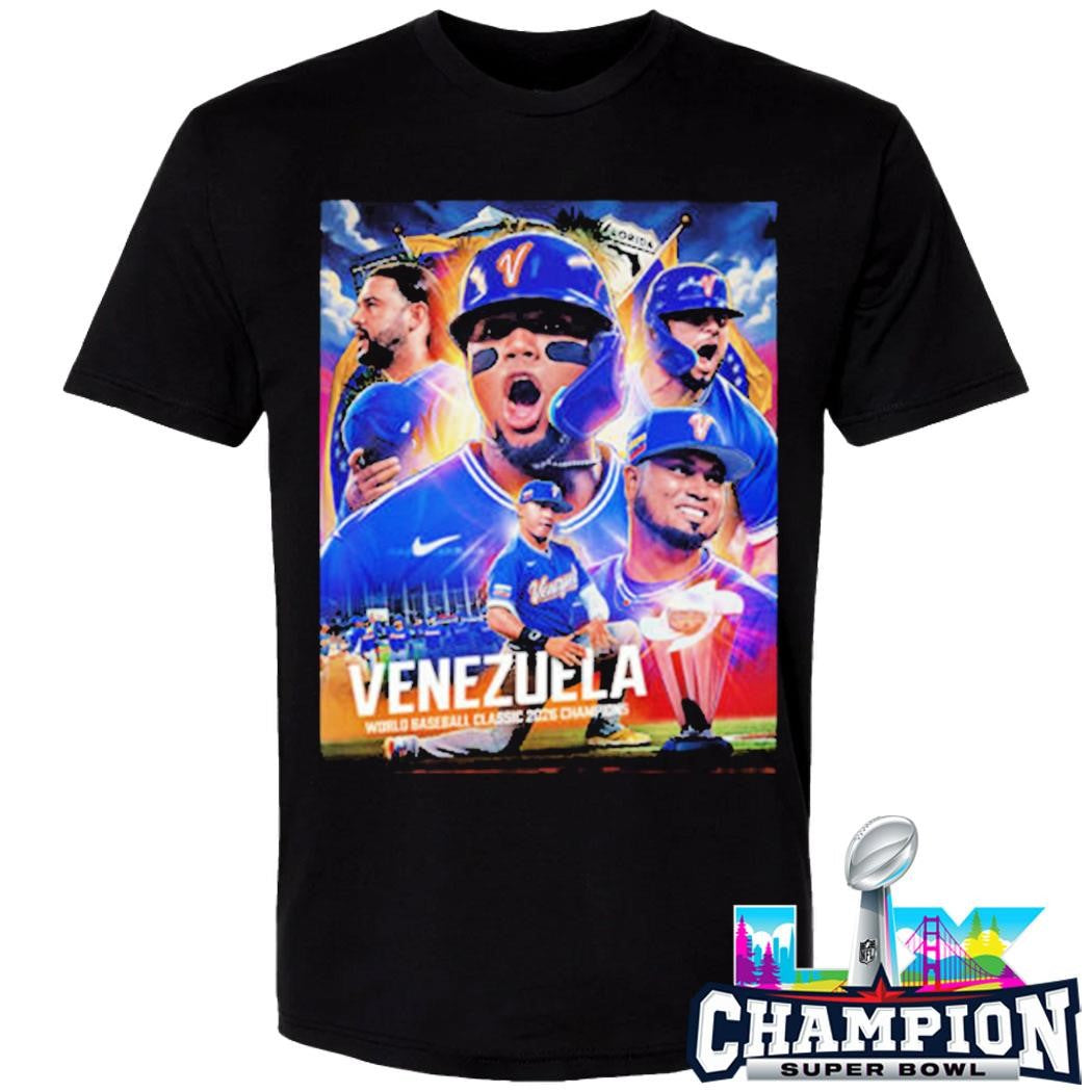 Venezuela Champions 2026 World Baseball Classic 2026 Championship Shirt
