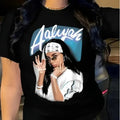 Vibrant Portrait Print Graphics Top Womenswear Underwear Humen Lady Comfort T-Shirts