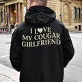 Victoria Maxwell I Love My Cougar Girlfriend Shirt BF Funny Him Boyfriend I Love My Girlfriend I Heart My Cougar Valentines Boyfriend T-Shirts
