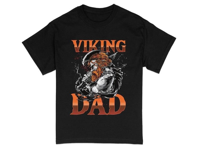 Viking Dad Cool Viking Warrior Shirt Unique T-Shirts
