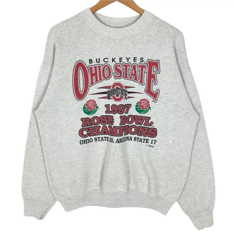 Vintage 90s Ohio State University Buckeyes 1997 Rose Bowl T-Shirts