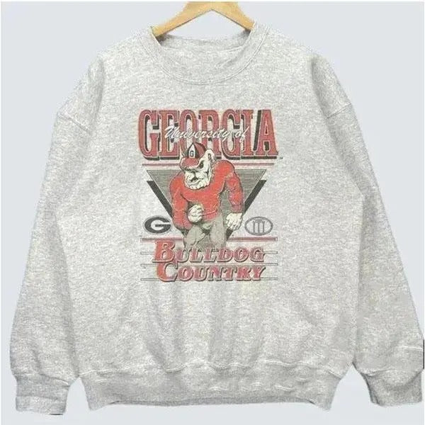Vintage 90s University Georgia Bulldogs Football NCAA Bulldogs Fans T-Shirts