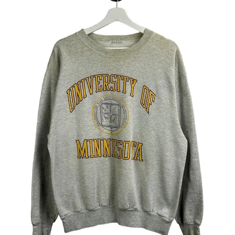 Vintage 90s University Minnesota NCAA Spellout Crest Sz XL T-Shirts