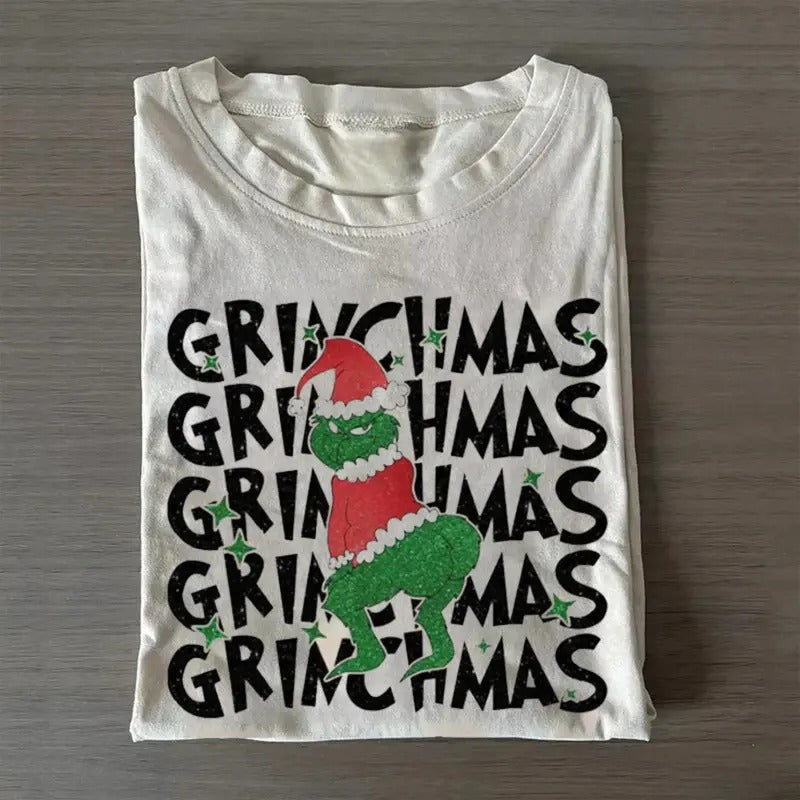 Vintage Funny Grinchmas Merry Gr1nch Movie Shirt Party Shirt Santa Claus T-Shirts