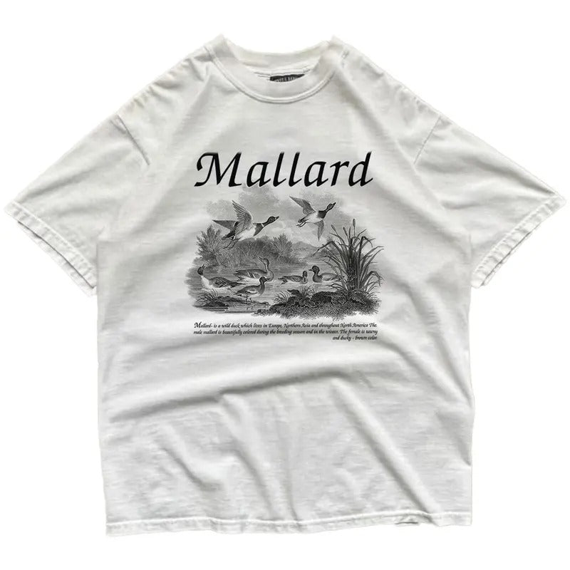 Vintage Mallard Duck Wildlife 90s Retro Cotton Wild Duck Hunting Season T-Shirts
