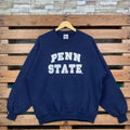 Vintage Ncaa Penn State Penn State Jumper Penn State Penn State Logo Print Navy Blue Large T-Shirts