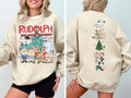 Vintage Rudolph Nostalgia Shirt Red Nosed Reindeer Retro Shirt Rudolph Santa T-Shirts