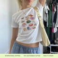 Vintage Sea Shell Classic Fit Coastal Grandma Baby Cute Seashell Collage T-Shirts