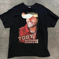 Vintage Toby Keith Band Toby Keith Shirt Classic Cotton Fabric Menswear T-Shirts