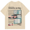 Vintage Toyota Supra JDM JDM Car Enthusiast Street Racing Shirt Vintage Car Shirt T-Shirts