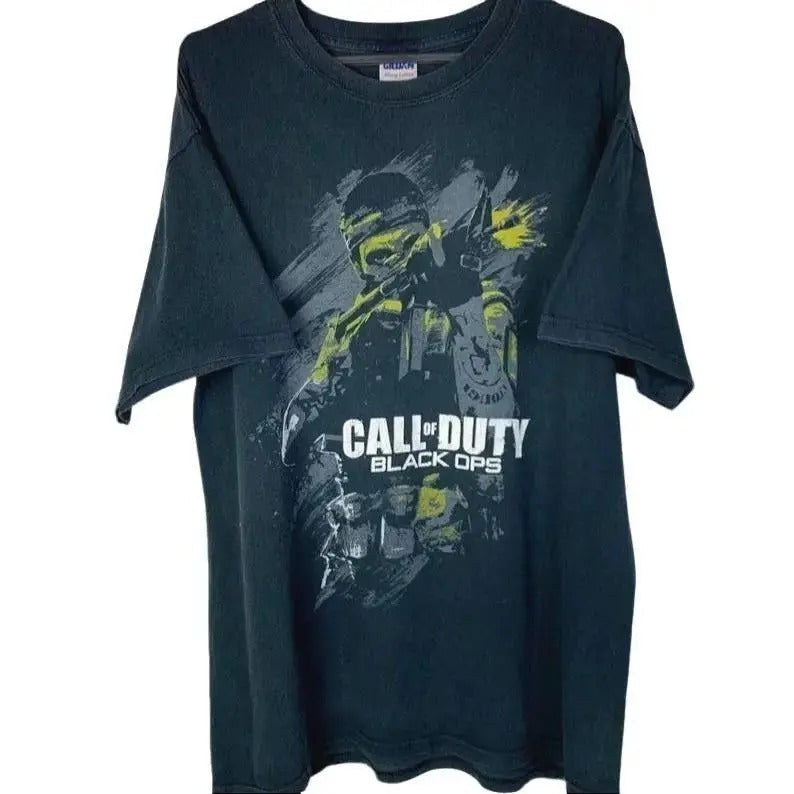 Vintage Y2K Graphics Call Duty Black Ops Vintage Game T-Shirts