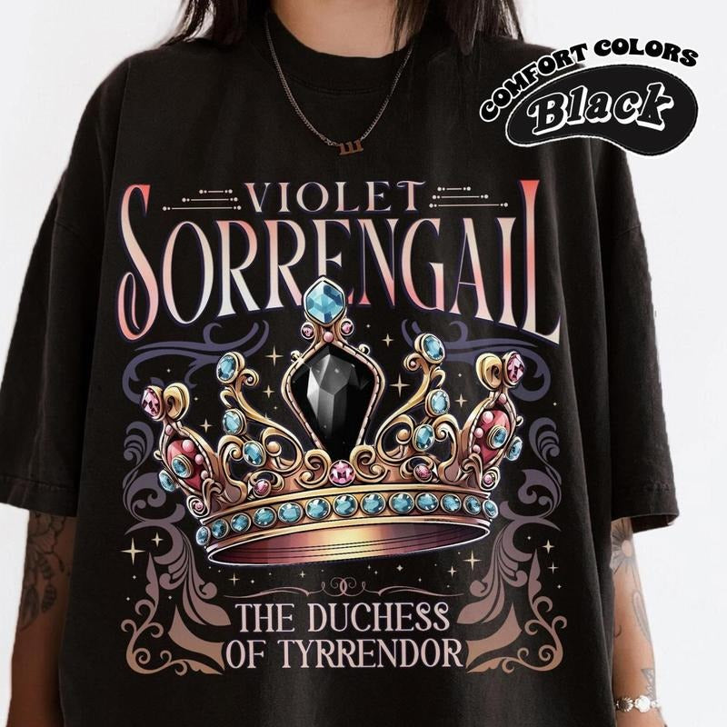 Violet Sorengail Fourth Wing Dragon Rider Bookish Sweat Book Tairn&Andarna Onyx Storm T-Shirts