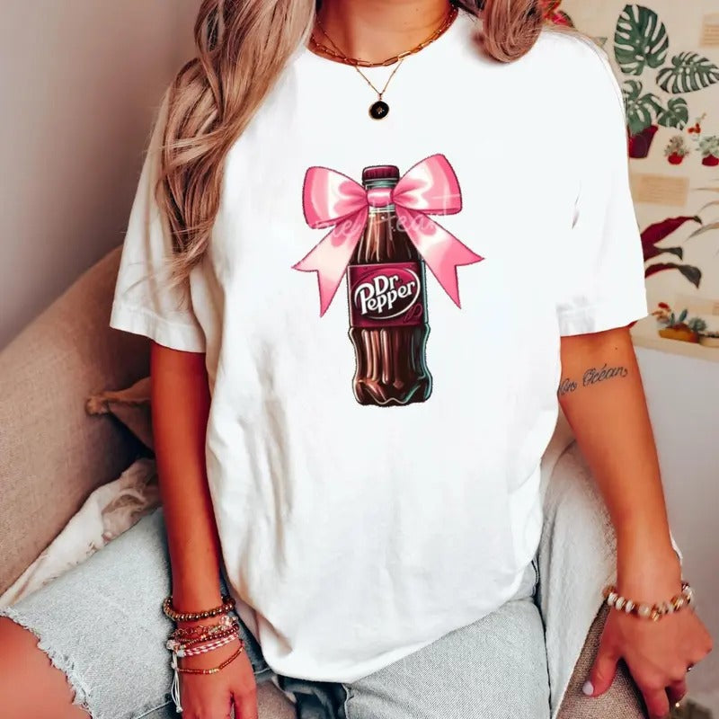 Viral DR PEPPER Shirt Dr.P Dr. Pepper Comfort Colors Shirt Dr.Pepper Her Dr. Pepper Lovers Viral Dr Cotton Top T-Shirts