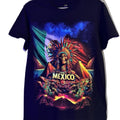 Viva Mexico Black Vibrant Mexican Art Casual T-Shirts