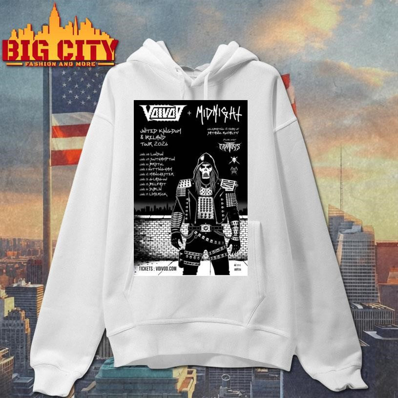Voivod 2026 UK And European Tour Poster Shirt
