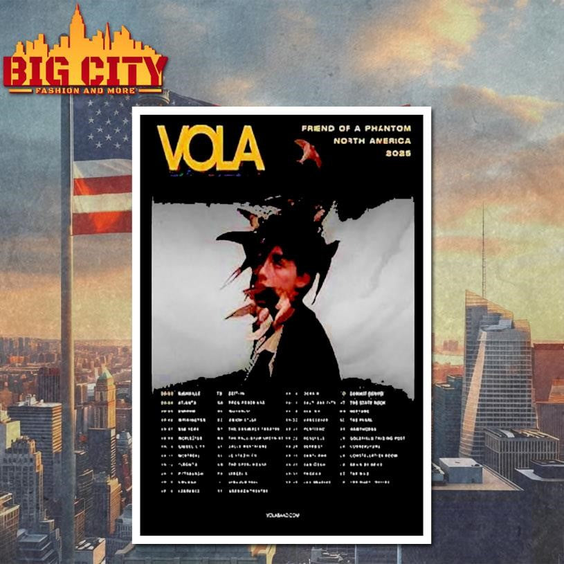 Vola Friend Of A Phantom North America Tour 2025 Shirt