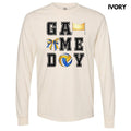 Volleyball Game FAKE Glitter Long Sleeve Comfort Colors 'NLB' T-Shirts