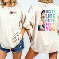 Vote Shirt Pro Roe V Wade Electiion Shirt Political Activism Shirt Blm Shirt Like Ruth Sent You Shirt Funny Election 2024 Shirt Empowering Political Shirt Reproductive Rights Short Sleeve Shirt Casual T-Shirts