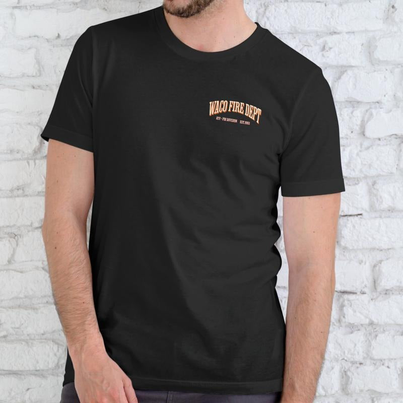 WACO FIRE DEPT ATF FBI DIVISION Cotton Size Medium Casual Support Team T-Shirts