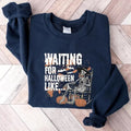 Waiting Halloween Like Halloween Skeleton Spooky Season Pumpkin Shirt Skeleton Halloween Halloween T-Shirts