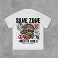 War Is Over Flame Boy Print Cotton T-Shirts