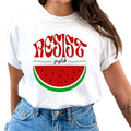 Watermelon Resist Abolition Liberation Palestine Watermelon Flag Shirt Casual Womenswear T-Shirts