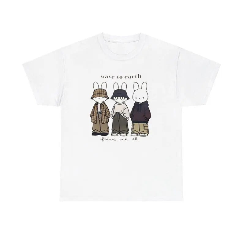 Wave Earth Miffy Shirt Music Menswear T-Shirts